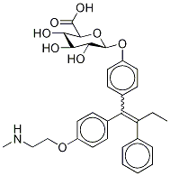 N-Desmethyl-4-hydroxy Tamoxifen β-D-Glucuronide (E/Z Mixture) picture