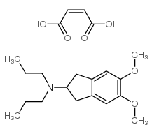 5,6-dimethoxy-2-(di-n-propylamino)indan maleate Structure
