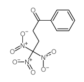 1-Butanone,4,4,4-trinitro-1-phenyl- Structure