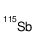 antimony-116 Structure