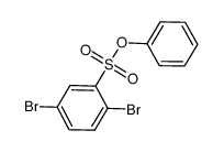 phenyl 2,5-dibromobenzenesulfonate Structure