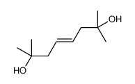 2,7-dimethyloct-4-ene-2,7-diol结构式