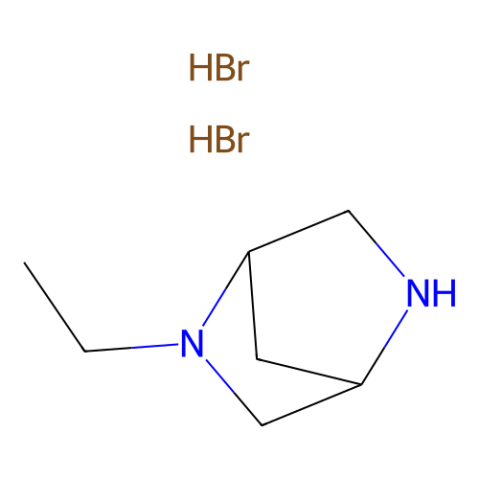 (1S,4S)-2-ethyl-2,5-diazabicyclo[2.2.1]heptane dihydrobromide structure