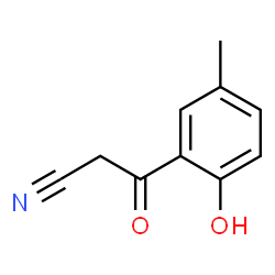 3-(2-Hydroxy-5-methylphenyl)-3-oxopropanenitrile Structure