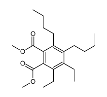 dimethyl 3,4-dibutyl-5,6-diethylbenzene-1,2-dicarboxylate Structure