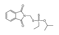 Ethylphosphonodithioic acid O-isopropyl S-[(1,3-dihydro-1,3-dioxo-2H-isoindol-2-yl)methyl] ester结构式