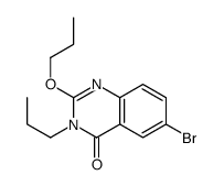 6-bromo-2-propoxy-3-propylquinazolin-4-one Structure