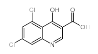 5,7-DICHLORO-4-HYDROXYQUINOLINE-3-CARBOXYLIC ACID picture