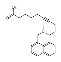 (E)-10-[methyl(naphthalen-1-ylmethyl)amino]dec-8-en-6-ynoic acid Structure