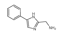 (5-苯基-1H-咪唑-2-基)甲胺结构式