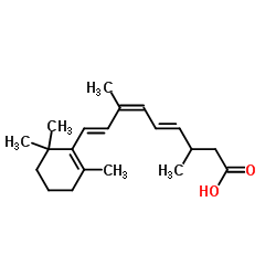 9-顺式13,14-二氢13-甲基视黄酸结构式