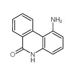 1-amino-5H-phenanthridin-6-one结构式