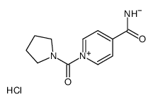 1-(pyrrolidine-1-carbonyl)pyridin-1-ium-4-carboxamide,chloride结构式