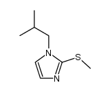 1-isobutyl-2-methylthioimidazole结构式