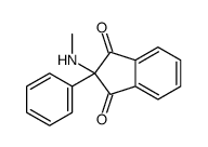 2-(methylamino)-2-phenylindene-1,3-dione结构式