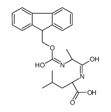 (2S)-2-[[(2S)-2-(9H-fluoren-9-ylmethoxycarbonylamino)propanoyl]amino]-4-methylpentanoic acid Structure