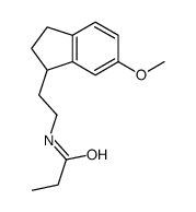 外消旋-N-[2-(2,3-二氢-6-甲氧基-1H-茚-1-基)乙基]丙酰胺图片