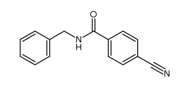 N-benzyl-4-cyanobenzamide Structure