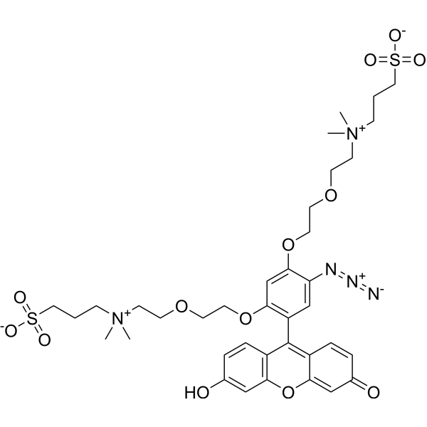 CalFluor 488 Azide结构式