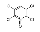 PYRIDINE, 2,3,5,6-TETRACHLORO-, 1-OXIDE structure