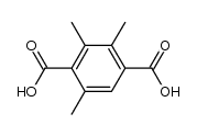 2,3,5-trimethyl-1,4-dicarboxybenzene结构式