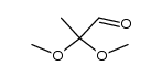 pyruvic aldehyde dimethyl acetal Structure