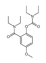 2-(diethylcarbamoyl)-4-methoxyphenyl diethylcarbamate Structure