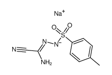 sodium salt of 1-cyanoformamide tosylhydrazone结构式