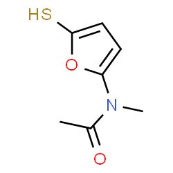 Acetamide,N-(5-mercapto-2-furanyl)-N-methyl- Structure