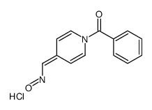 (1-benzoylpyridin-4-ylidene)methyl-oxoazanium,chloride Structure