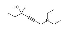 6-(diethylamino)-3-methylhex-4-yn-3-ol Structure