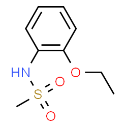 Methanesulfonamide, N-(2-ethoxyphenyl)- (9CI) structure
