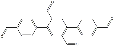 [1,1':4',1''-Terphenyl]-2',4,4'',5'-tetracarbaldehyde Structure