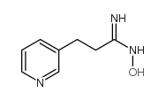 N-HYDROXY-3-PYRIDIN-3-YL-PROPIONAMIDINE结构式