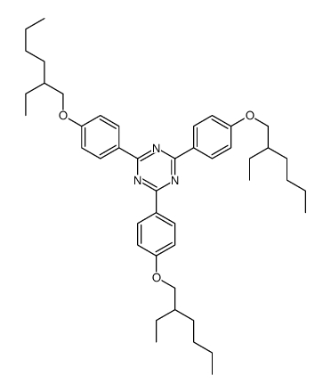 2,4,6-tris[4-(2-ethylhexoxy)phenyl]-1,3,5-triazine Structure