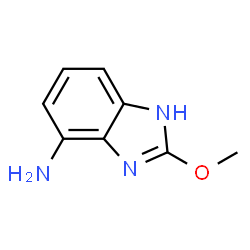 1H-Benzimidazol-4-amine,2-methoxy-(9CI) Structure