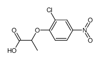 2-(2-CHLORO-4-NITROPHENOXY)-PROPANOIC ACID结构式