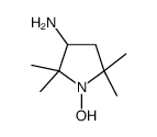 1-hydroxy-2,2,5,5-tetramethylpyrrolidin-3-amine结构式