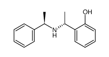 2-((1R)-1-(((1'R)-1'-phenylethyl)amino)ethyl)phenol Structure