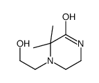 Piperazinone, 4-(2-hydroxyethyl)-3,3-dimethyl- (8CI,9CI) picture