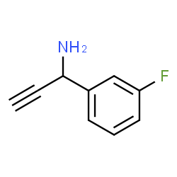 Benzenemethanamine, alpha-ethynyl-3-fluoro-, (alphaR)- (9CI)结构式