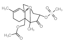 Trichothec-9-en-4-one,15-(acetyloxy)-12,13-epoxy-3-[(methylsulfonyl)oxy]-, (3a)- (9CI)结构式