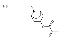 8-methyl-8-azabicyclo[3.2.1]oct-3-yl [1alpha,3alpha(E),5alpha]-2-methyl-2-butenoate hydrobromide picture