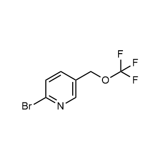 2-Bromo-5-((trifluoromethoxy)methyl)pyridine Structure