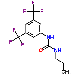 1-[3,5-Bis(trifluoromethyl)phenyl]-3-propylurea Structure