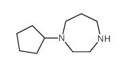 1-cyclopentyl-1,4-diazepane(SALTDATA: 2tosilate)结构式