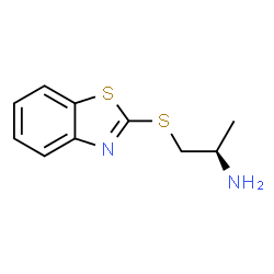 2-Propanamine,1-(2-benzothiazolylthio)-,(2R)-(9CI) structure