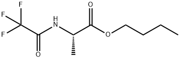 N-(Trifluoroacetyl)alanine butyl ester structure