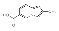 2-Methylindolizine-6-carboxylic acid structure