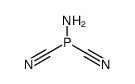 [amino(cyano)phosphanyl]formonitrile Structure